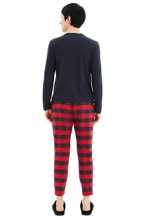 Erkek Ekose Desenli Flanel Pijama Takımı Fonksiyonel Dayanıklı Kaliteli Konforlu Estetik Şık