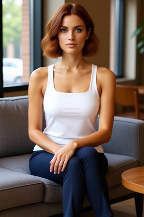 Kadın Kare Yaka Örme Spor Üst Bluz Kalın Askılı Dalgıç Kumaş Yazlık Sporwear Koleksiyonu