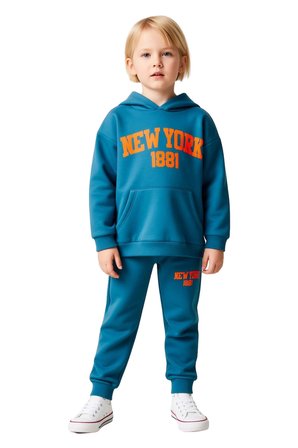 Chicago 1886 Kapüşonlu Oversize Sweatshirt ve Eşofman Altı Takımı Erkek Çocuk Kaliteli Şık