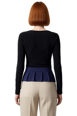 Kadın Bordo Kayık Yaka Drapeli Fitted Esnek Örme Uzun Kollu Bluz Smart Casual Günlük ve Gece