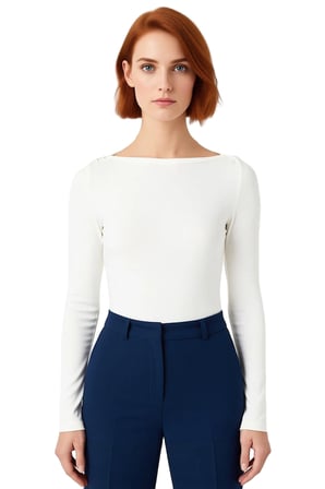 Kadın Vücuda Oturan Kayık Yaka Uzun Kollu Esnek Örme Kaliteli Şık Rahat Modern Zarif Günlük