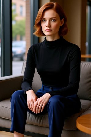 Kadın Fitted Dik Yaka Uzun Kollu Asimetrik Crop Bluz Cool & Comfort Koleksiyonuyla Kış