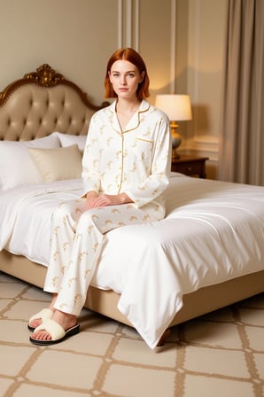 Kadın Gömlek Yaka Çiçek Desenli Waffle Pijama Takımı Fonksiyonel Dayanıklı Kaliteli Modern