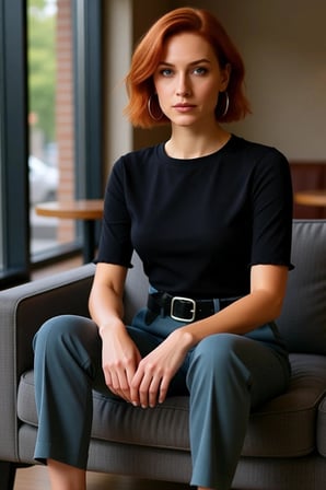 Kadın Bisiklet Yaka Kısa Kollu Örme Bluz Günlük Kullanım Premium Kalite Profesyonel Görünüm