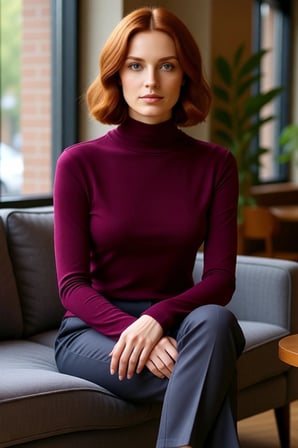 Kadın Fitted Balıkçı Yaka Uzun Kollu Basic Siluet Esnek Örme Bluz Cool & Comfort Tarzıyla Günlük