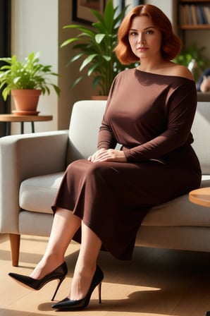 Kadınlar İçin Bodycon Kalıp Asimetrik Yaka Uzun Kol Düz Örme Midi Maxi Elbise Kış Şıklığı Ve Konforu