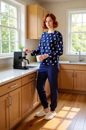 Kadın Ayıcıklı Pamuklu Pijama Takımı Kış Temalı Fonksiyonel Dayanıklı Kaliteli Konforlu Şık