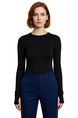 Kadın Antrasit Viskon Çizgili Fitted Uzun Kollu Basic Bluz Cool & Comfort Persona İle Günlük