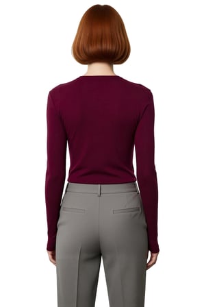 Kadın Fitted Balıkçı Yaka Uzun Kollu Basic Siluet Esnek Örme Bluz Cool & Comfort Tarzıyla Günlük