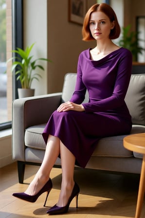 Kadın Bodycon Degaje Yaka Büzgülü Maxi Elbise Kalın Sandy Dokuma Uzun Kollu Şık Kış Stili Kaliteli