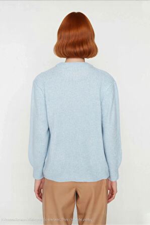 Kadın Oversize Kalıp Düşük Kol Bisiklet Yaka Triko Kazak Basic Rahat Kışlık Stil Seçimi Kaliteli