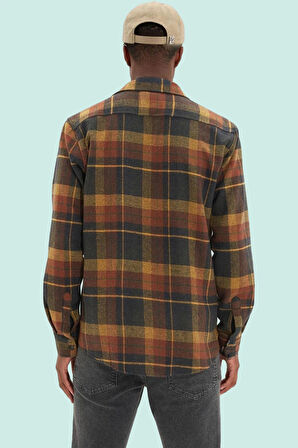 Erkek Kareli Oduncu Gömlek Regular Fit Kışlık Casual Günlük Hafta Sonu Yaz Aylarının Vazgeçilmezi