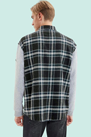 Erkek Kışlık Kareli Oduncu Gömlek Oversize Kalıp Günlük Stil Hafta Sonu Yaz Aylarının Vazgeçilmezi