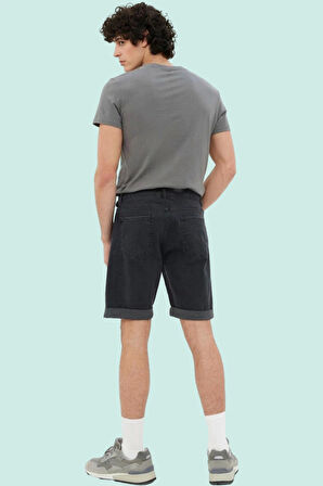 Erkek Denim Kot Şort Slim Fit Dar Paça Pamuk Günlük Kullanım Hafta Sonu Yaz Aylarının Vazgeçilmezi