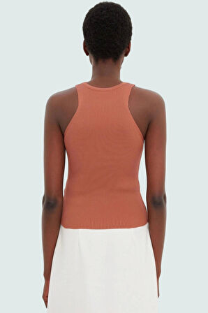 Kadın Bisiklet Yaka Fitted Viskoz Bluz Rahat Yazlık Günlük Modern Stil Özel Tasarım