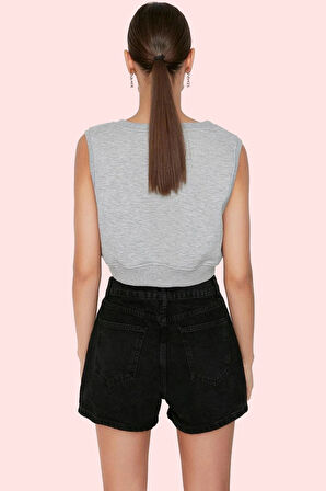 Kadın Denim Şort Yüksek Bel City Short Kısa Boy Pamuk Günlük Kombinler Yaz Aylarının Vazgeçilmezi