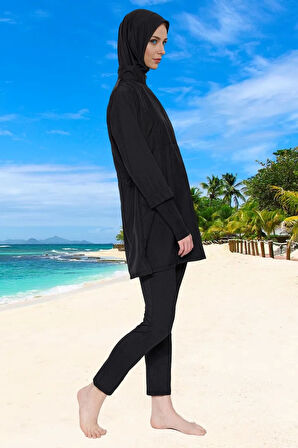 Tesettür Plaj Giyim Ergonomik Kesim Özel Tasarım Klora Dayanıklı Esnek Kumaş Premium Kalite