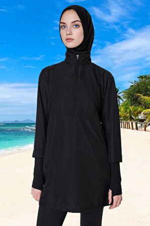 Tesettür Plaj Giyim Ergonomik Kesim Özel Tasarım Klora Dayanıklı Esnek Kumaş Premium Kalite