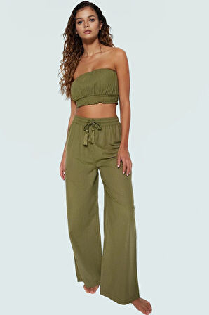 Yazlık Kadın Pamuklu Şortlu Takım Rahat Plaj Kombinleri İçin Premium Kalite Günlük Kullanım