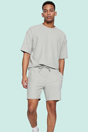 Erkek Kısa Boy Ottoman Dokuma Şort Rahat Kalıp Günlük Kullanım İçin Yaz Aylarının Vazgeçilmezi