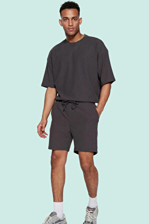 Erkek Kısa Boy Ottoman Dokuma Şort Rahat Kalıp Günlük Kullanım İçin Yaz Aylarının Vazgeçilmezi