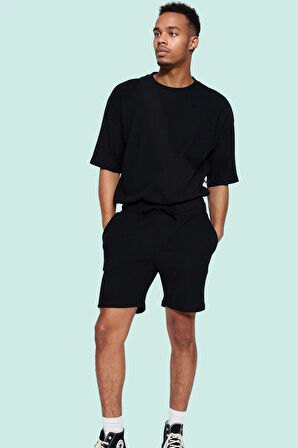 Erkek Kısa Boy Ottoman Dokuma Şort Rahat Kalıp Günlük Kullanım İçin Yaz Aylarının Vazgeçilmezi