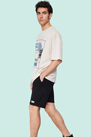 Erkek Geniş Paça Şort Pamuk Günlük Kombinler İçin Rahat Hafta Sonu Yaz Aylarının Vazgeçilmezi