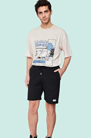 Erkek Geniş Paça Şort Pamuk Günlük Kombinler İçin Rahat Hafta Sonu Yaz Aylarının Vazgeçilmezi