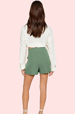 Kadın Şort Etek Dokuma Finike Kısa Boy Günlük Kombinler Hafta Sonu Yaz Aylarının Vazgeçilmezi