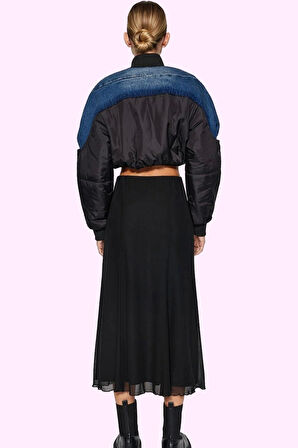 Kadın Maxi Örme Etek A line Kalıp Tül Dokuma Günlük Stil Hafta Sonu Yaz Aylarının Vazgeçilmezi