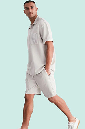 Erkek Slim Fit Kısa Şort Renk Pamuklu Günlük Kullanım Hafta Sonu Yaz Aylarının Vazgeçilmezi