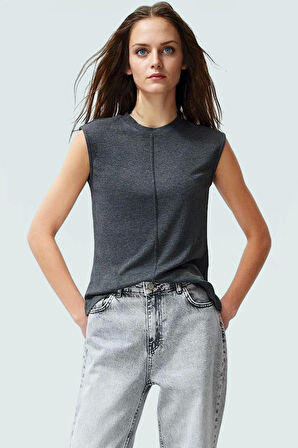 Kadın Viskoz Bluz Vücuda Oturan Yazlık Rahat Örme Zarifane Tasarım Günlük Kullanım İçin