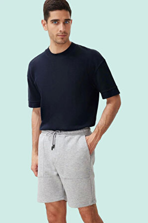 Erkek Regular Normal Kesim Yazı Baskılı Şort Boru Paça Günlük Kombinler Yaz Aylarının Vazgeçilmezi