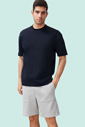 Erkek Regular Normal Kesim Yazı Baskılı Şort Boru Paça Günlük Kombinler Yaz Aylarının Vazgeçilmezi