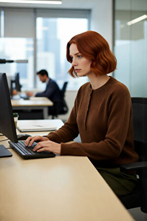 Kadın Regular Kalıp Bisiklet Yaka Düğme Detaylı Reglan Kol Triko Kazak Yumuşak Dokulu Kış Günlük