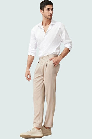 Erkek Slim Fit Boru Paça Pantolon Günlük Kullanım İçin İdeal Seçim Yaz Aylarının Vazgeçilmezi