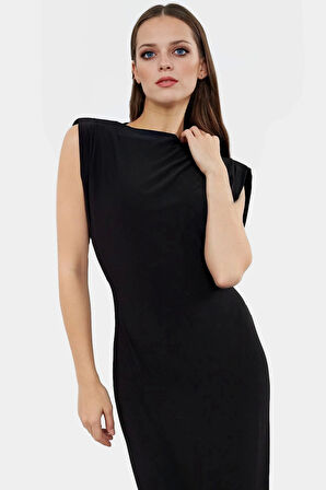 Şık Bodycon Elbise Örme Kumaş Maxi Boy Günlük Stil Özenle Seçilmiş Dayanıklı Malzeme Mükemmel Uyum