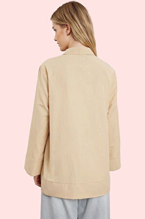 Kadın Taş Detaylı Poplin Gömlek Renk Günlük Kullanım Hafta Sonu Yaz Aylarının Vazgeçilmezi