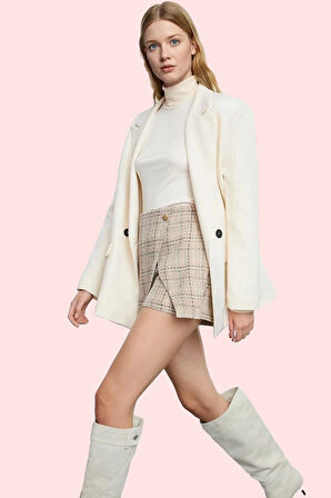 Kadın Kemerli Yüksek Bel Şort Etek Pamuklu Günlük Kombinler Hafta Sonu Yaz Aylarının Vazgeçilmezi