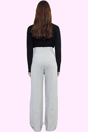 Kadın Palazzo Pantolon Desenli Wide Leg Boru Paça Günlük Stil Hafta Sonu Dayanıklı Malzeme