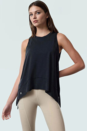 Kadın Spor Yoga Üstü Micro Örme Polyester Bluz Zarifane Tasarım Trend Şık Görünüm