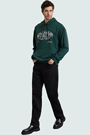 Erkek Baggy 90s Straight Fit Kot Pantolon Normal Bel Denim Günlük Kombinler Modern Tasarım