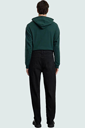 Erkek Baggy 90s Straight Fit Kot Pantolon Normal Bel Denim Günlük Kombinler Modern Tasarım
