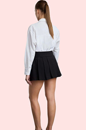 Kadın Şort Etek Boru Paça Dokuma Tasarım Gece Şıklığı Günlük Kullanım Yaz Aylarının Vazgeçilmezi