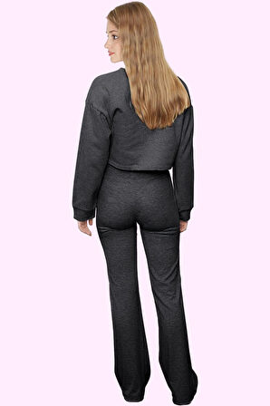 Kadın İspanyol Paça Flare Pantolon Renk Beli Lastikli Günlük Kullanım Yaz Aylarının Vazgeçilmezi