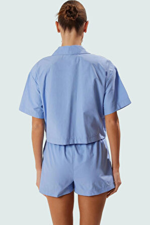 Şık Pamuklu Yazlık Gömlek Şort Takım Plaj için İdeal Görünüm Premium Kalite Modern Stil