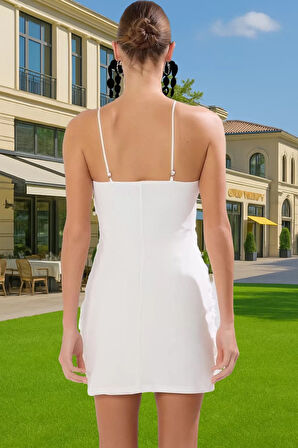 Şık Abiye Elbise 3 Boyutlu Gül Aplike Detaylı Mini Boy Polyester Yazlık Mükemmel Uyum Yüksek Kalite