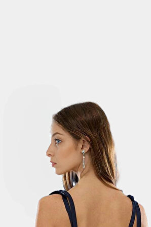 Maxi A line Terrycotton Dokuma Elbise Kalp Yaka Tasarım Konforlu Kesim Seçkin Malzeme