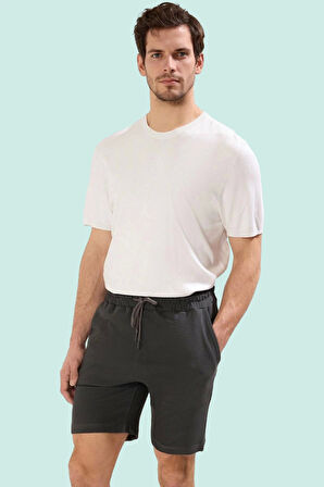 Erkek Pamuklu Dokulu Jogger Şort Rahat Günlük Yaz Stilleri Hafta Sonu Stilin Buluştuğu Yer