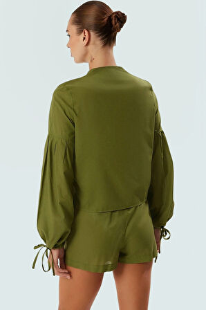 Yazlık Pamuklu Bluz Şort Takım Rahat Oversize Plaj Modası Kullanım Ve Şık